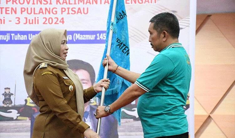 Pj Bupati Pulang Pisau Minta Kontingen Pesparawi Berikan Penampilan Terbaik