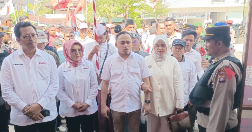 Koalisi Partai Gerindra Hantarkan AMAS Mendaftar ke KPU