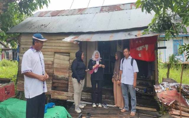 DPUPRPKPP Kapuas Survei Program Bedah Rumah di Kecamatan Pulau Petak
