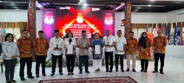 Sah! Ini Nomor Urut 3 Pasangan Calon Berlaga di Pilkada Barito Selatan 2024