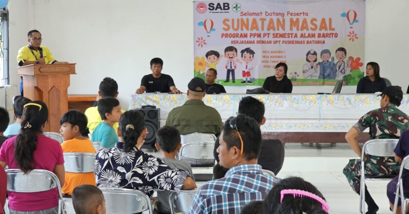 Gandeng Puskesmas Batu Bua, PT. SAB kembali laksanakan sunatan massal untuk lima desa