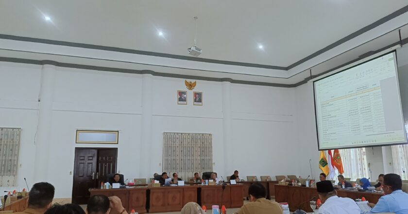 DPRD bersama pemkab Barsel bahas KUA PPAS 2025