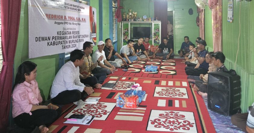 Reses Perdana, Dominggus Yoga Menghimpun data serta informasi aspirasi masyarakat di desa