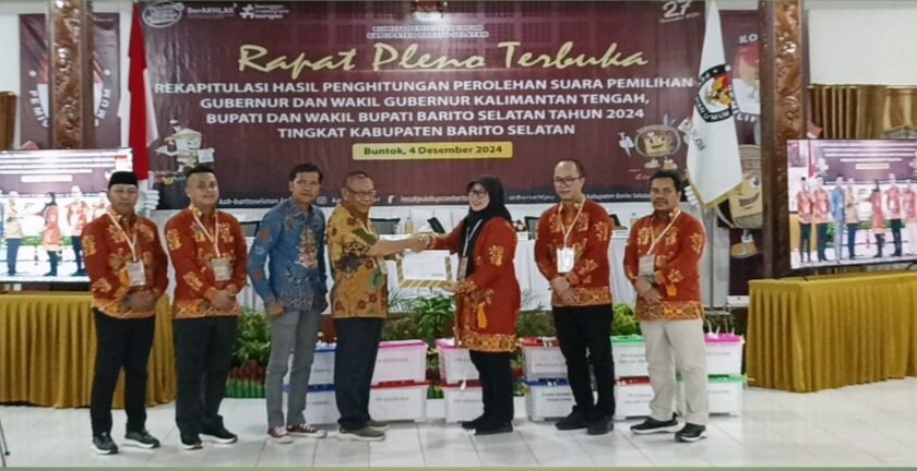 Eddy Raya Samsuri-Khristianto Yudha Menang Pilkada Barito Selatan