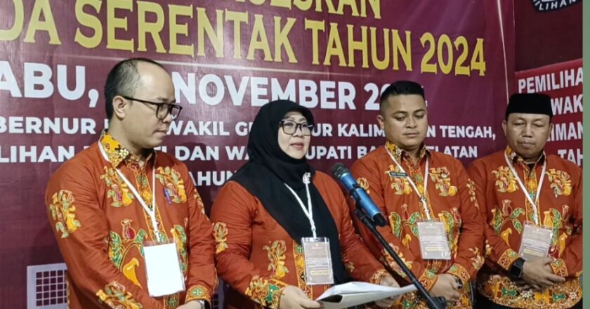 Tingkat Partisipasi Pemilih Pilkada Serentak 2024 di Barito Selatan Capai 72 persen