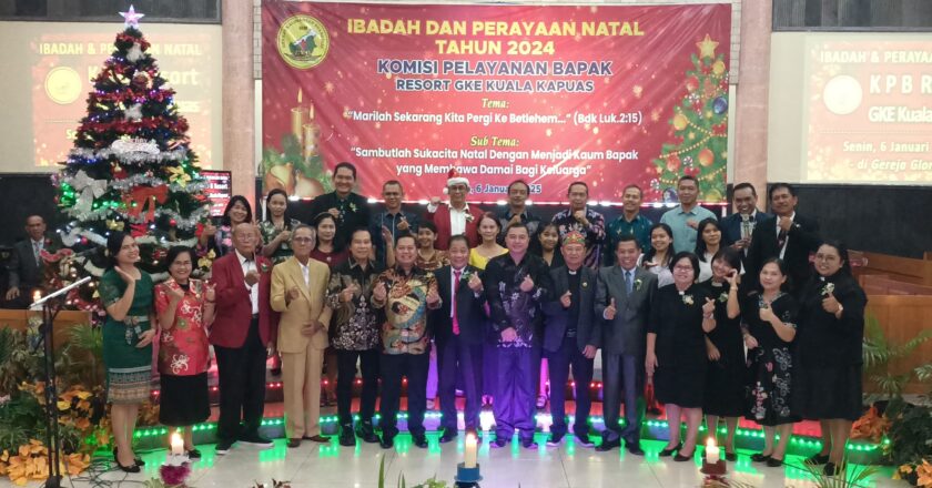 Wakil Ketua I DPRD Kapuas Hadiri Ibadah dan Perayaan Natal KPB Resort GKE