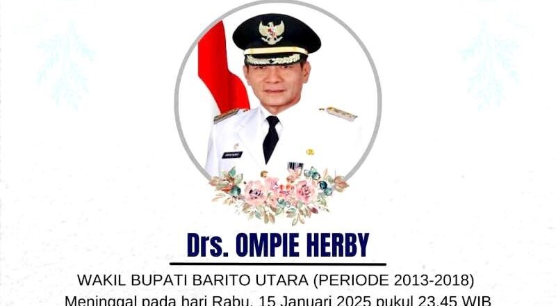 Pemkab Barut Sampaikan Belasungkawa Wafatnya Mantan Wabup Drs Ompie Herby