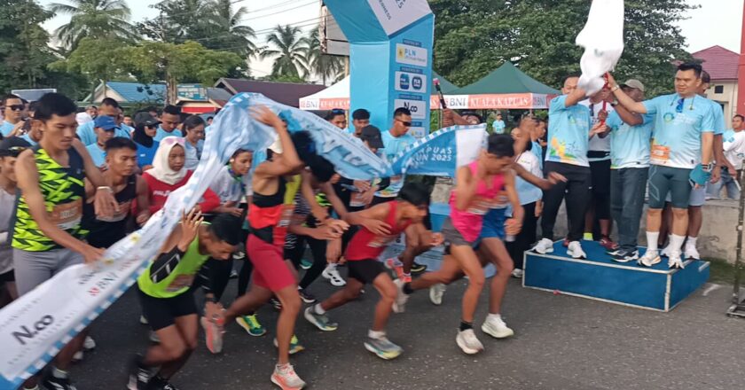 Meriahkan Bulan K3 Nasional 2025, PLN UP3 Kapuas Gelar Lomba Lari