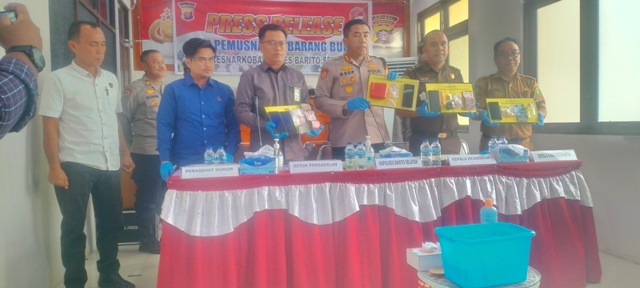 Polisi di Barito Selatan Ungkap Pengiriman Sabu Lewat Jasa Pengiriman