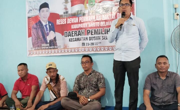 Wakil Ketua DPRD Barsel Melaksanakan Reses Ke Dapil I