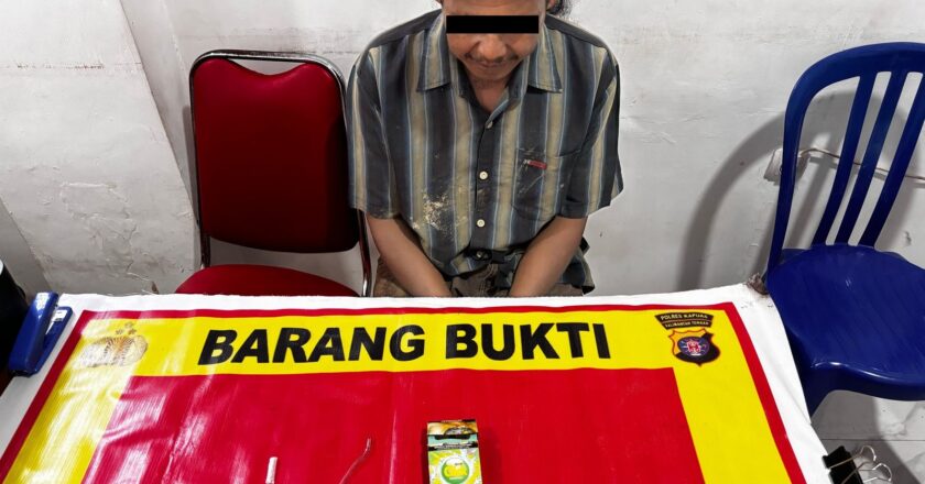 Terduga Pengedar Sabu 0,27 Gram di Bekuk Satreskrim Polres Kapuas