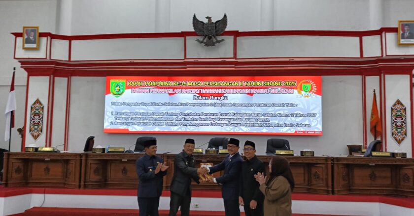 Pemkab dan DPRD Barito Selatan Segera Bahas Dua Raperda