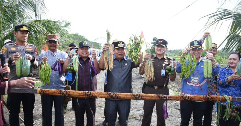 Wakil Ketua I DPRD Kapuas Apresiasi Kelompok Tani Maju Bersama