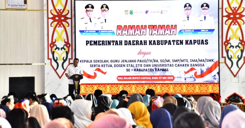 Wakil Bupati Kapuas Silaturahmi Bersama Guru dan Dosen