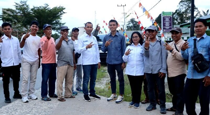 Jimmy Inri Kampanye di Tiga Desa di Gunung Timang