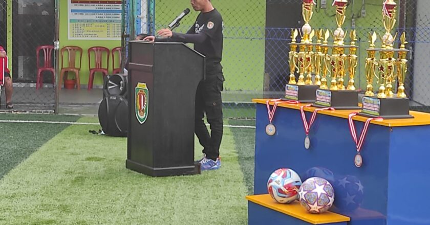 Turnamen Mini Soccer Bupati Katingan Cup I, Khairul Saleh : Olahraga Benteng Perilaku Positif
