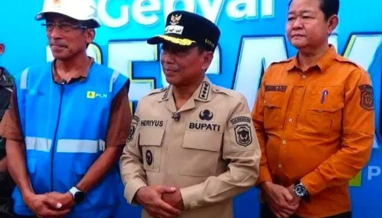 Bupati Heriyus Apresiasi Sinergi PLN-Pemkab Sukseskan Listrik Desa