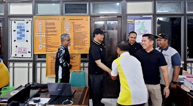 Kenang Perjalanan Karir, Bupati Barito Utara Kunjungi Dinas PUPR