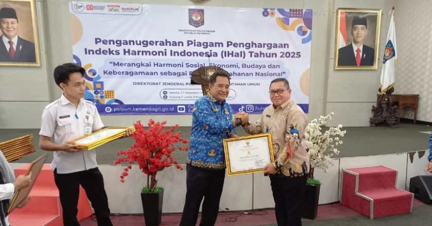 Katingan Terima Penghargaan Indeks Harmoni Indonesia Tahun 2025