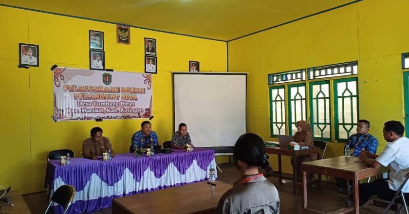 Sekcam Marikit Hadiri Seleksi Perangkat Desa Tumbang Hiran