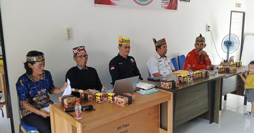 Kedamangan Kahayan Hilir Gelar Bimtek dan Rakor Mantir Adat se Kecamatan Kahayan Hilir