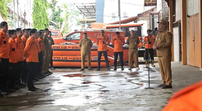 Bupati Barito Utara Tekankan Kesiapsiagaan BPBD Hadapi Potensi Bencana Akhir Tahun