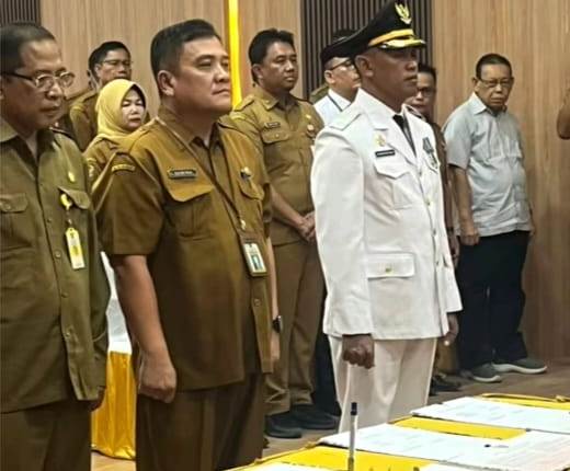 Hawinu B Handen Dilantik Sebagai Sekretaris DPUPR Barito Selatan