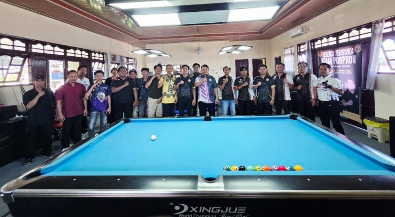 Seleksi Terbuka Atlet Biliar Barsel Dimulai, Bidik Prestasi di Porprov XIII 2026