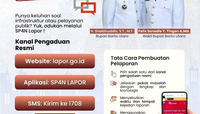 Pemkab Barito Utara Ajak Masyarakat Aktif Gunakan SP4N LAPOR untuk Tingkatkan Pelayanan Publik