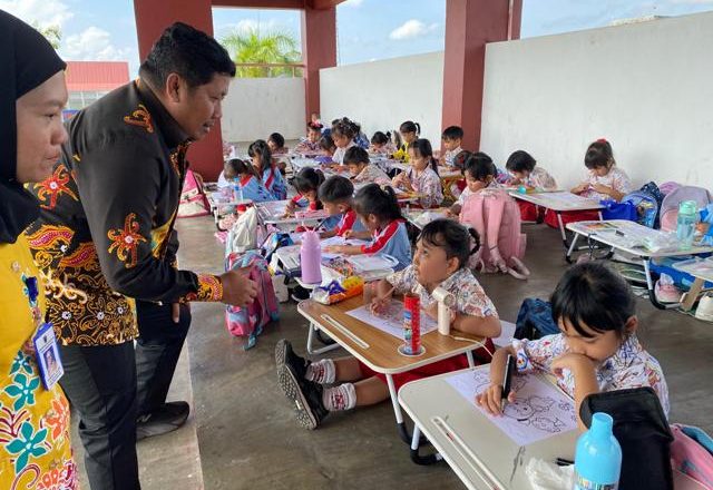 300 Anak PAUD Ikuti Lomba Mewarnai