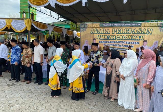 84 Jamaah Haji Barito Selatan Berangkat Menuju Tanah Suci
