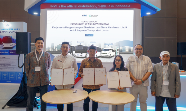 Menuju 10.000 Bus Listrik Transjakarta pada 2030, KALISTA dan INVI Gandeng Tiga Operator untuk Percepat Elektrifikasi