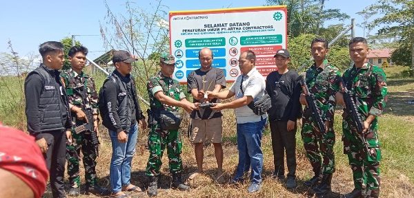 Kodim 1012/Buntok Gagalkan Pencurian Aset PT AC, Dua Terduga Pelaku Ditangkap Bersama Satu Paket Diduga Sabu