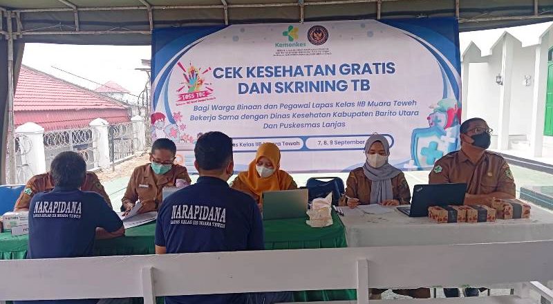 Dinkes Barito Utara Perkuat Deteksi Dini TBC melalui Tracing Terintegrasi di Lapas Muara Teweh
