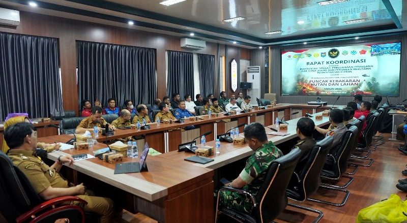 Bupati Barito Utara Tekankan Sinergi Pemerintah dan Perusahaan Pada Rakor Karhutla