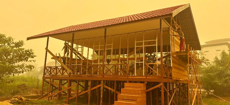 Dinas Pendidikan Barito Utara Monitoring Sarpras Sekolah di Lahei Barat