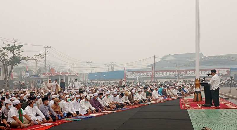 Shalat Istisqa Digelar, Pemkab Barito Utara Ajak Masyarakat Bermunajat Memohon Hujan