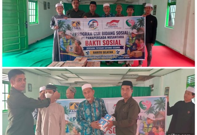Yayasan Sayangi Sesama dan PT PAMA Salurkan Sembako serta Masker ke Panti Asuhan Darurrahmah