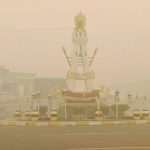 Kabut Asap Kembali Selimuti Buntok, Dishub Barsel Minta Pengendara Utamakan Keselamatan